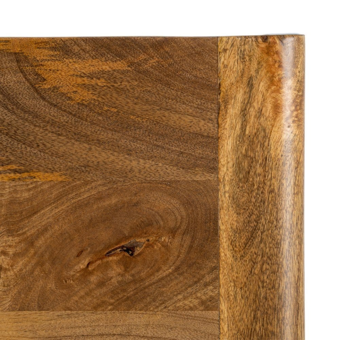 Set de măsuțe de cafea din lemn de mango design suprapus [8]