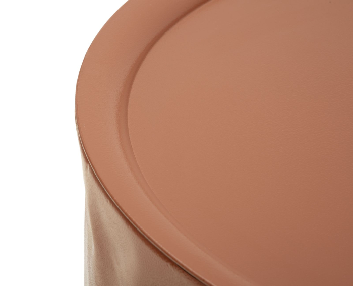 Set 2 masute cafea metalice rosu si alb pentru living HORECA [4]