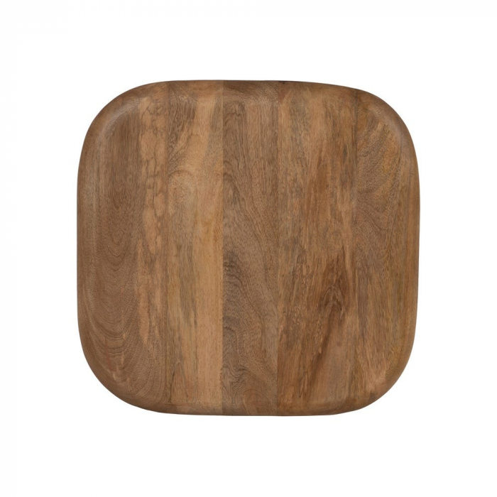 Set masute patrate mango si metal crem mat, stil japandi modern [11]