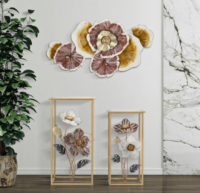 Masute laterale inalte flori 3D Flower CreativDeco [8]