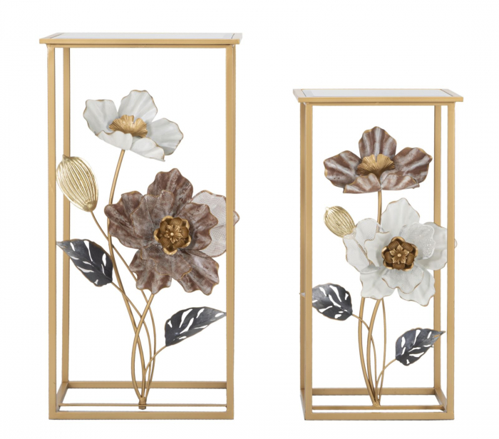 Masute laterale inalte flori 3D Flower CreativDeco [4]