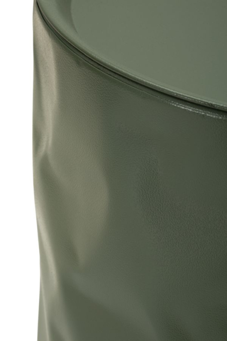 Set 2 masute laterale metalice verde si alb pentru living HORECA [3]