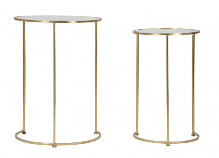 Masute laterale rotunde Glam Simply CreativDeco [1]