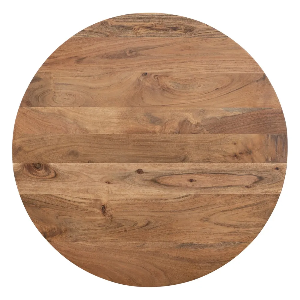 Set 2 Masute Lemn Natural, Metal Negru - CreativDeco.ro [10]
