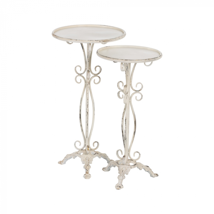 Măsuțe Clasice cu Detalii Ornamentale CreativDeco - Mobilier Vintage pentru Decor Sophisticat [2]