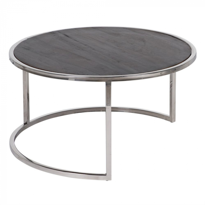 Set mese rotunde mango & inox – design modern glam [4]