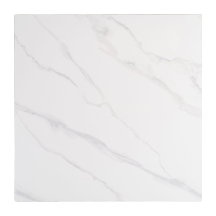 Set mese dining HoReCa piatră sinterizată alb marmură [7]