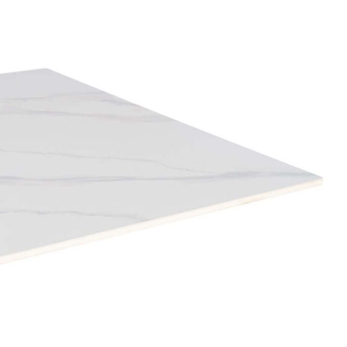 Set mese dining HoReCa piatră sinterizată alb marmură [2]