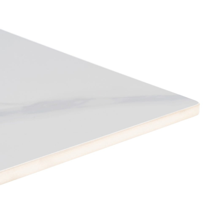 Set mese dining HoReCa piatră sinterizată alb marmură [3]