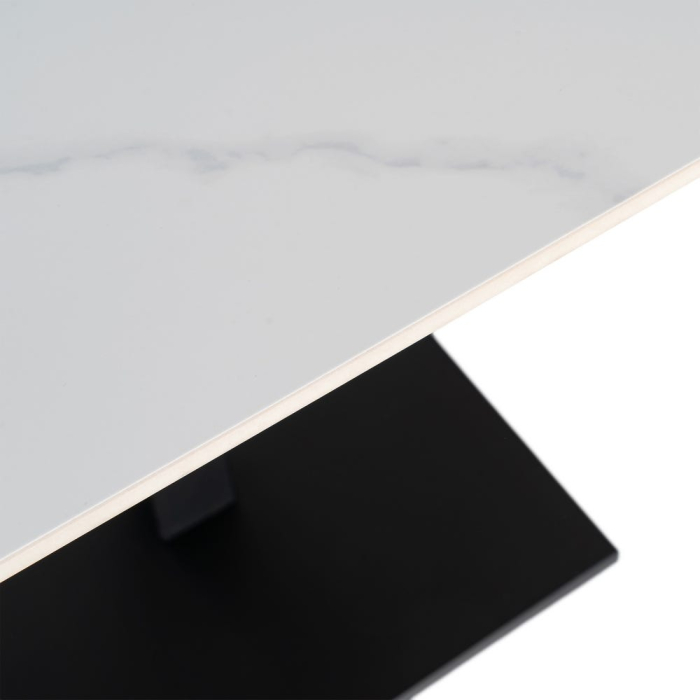 Set mese dining HoReCa piatră sinterizată alb marmură [5]