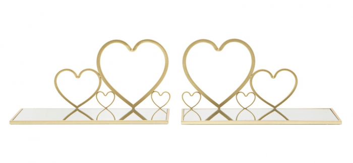 Set 2 Noptiere Suspendate cu Inimi Mobilier Luxos CreativDeco [2]
