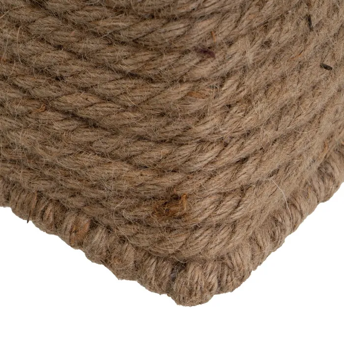 Set 2 opritoare de ușă piramidale textile în nuanțe maro și bej [3]