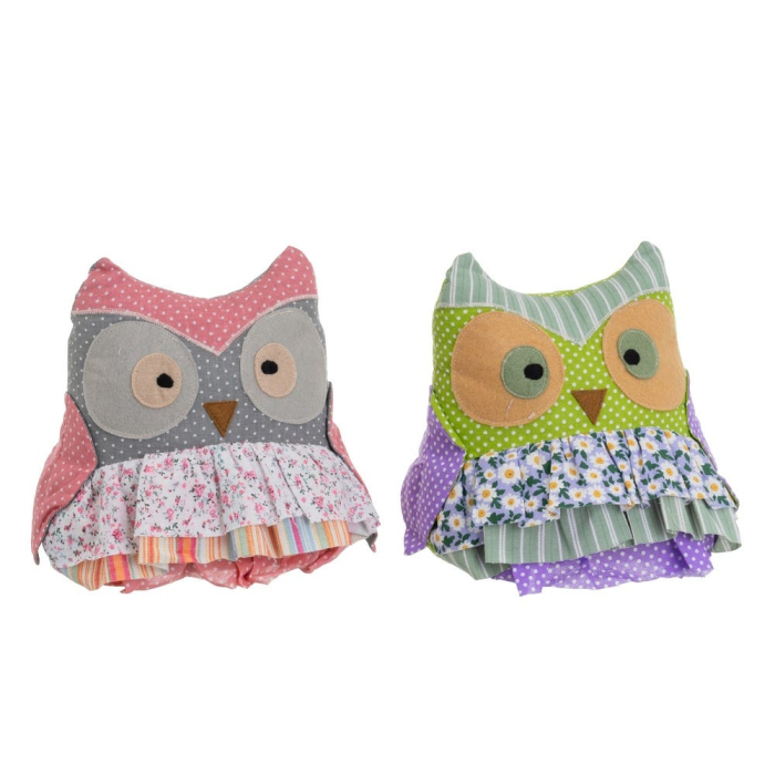 Set de două opritoare în formă de bufnițe patchwork cu fustă cu volane [2]