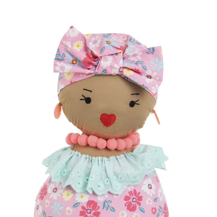 Set 2 opritoare de ușă textile în formă de păpuși colorate [3]