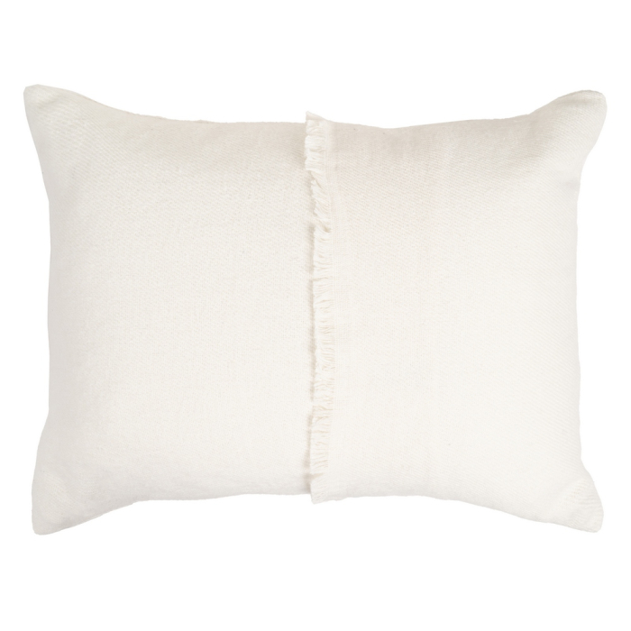 Set 2 perne contemporane cu textură striată alb antic 70x50 cm [3]