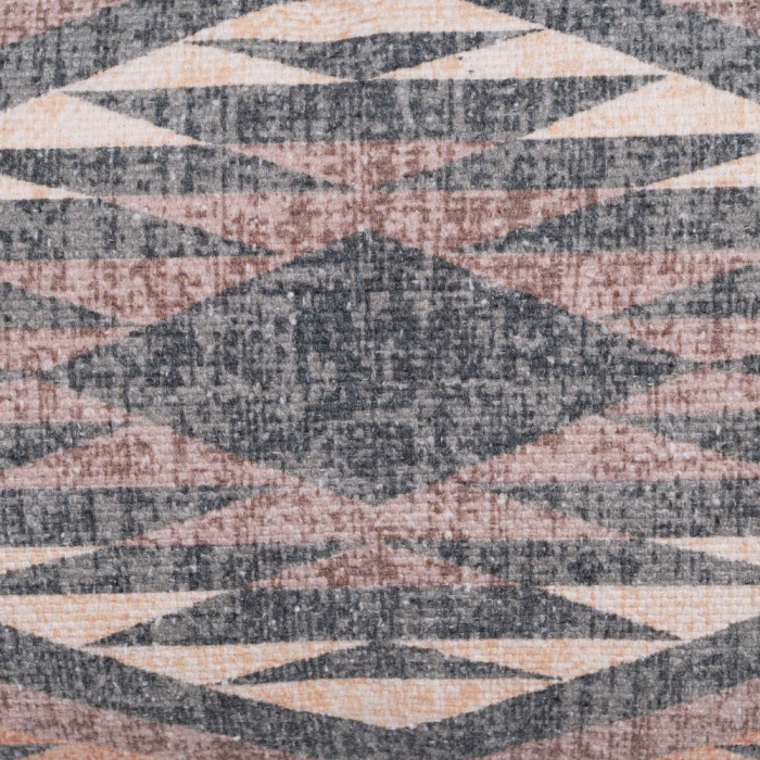 Set 2 perne cu model kilim gri și roz din bumbac și poliester 30x60 cm [4]