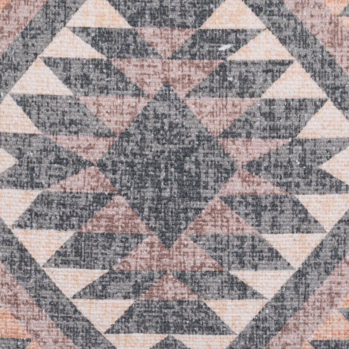 Set 2 perne cu model kilim gri și roz din bumbac și poliester 45x45 cm [3]