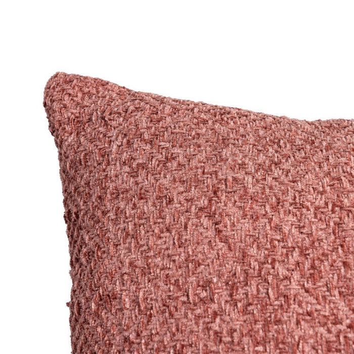 Set 2 perne decorative culoare caramiziu din poliester 30x50 [3]