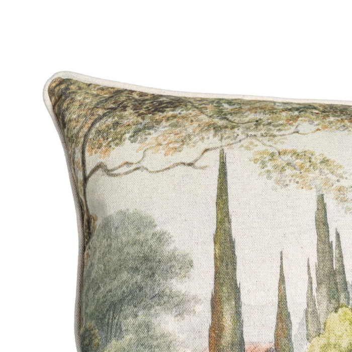 Set 2 perne decorative dreptunghiulare cu peisaj 45 x 30 cm din bumbac si in [3]