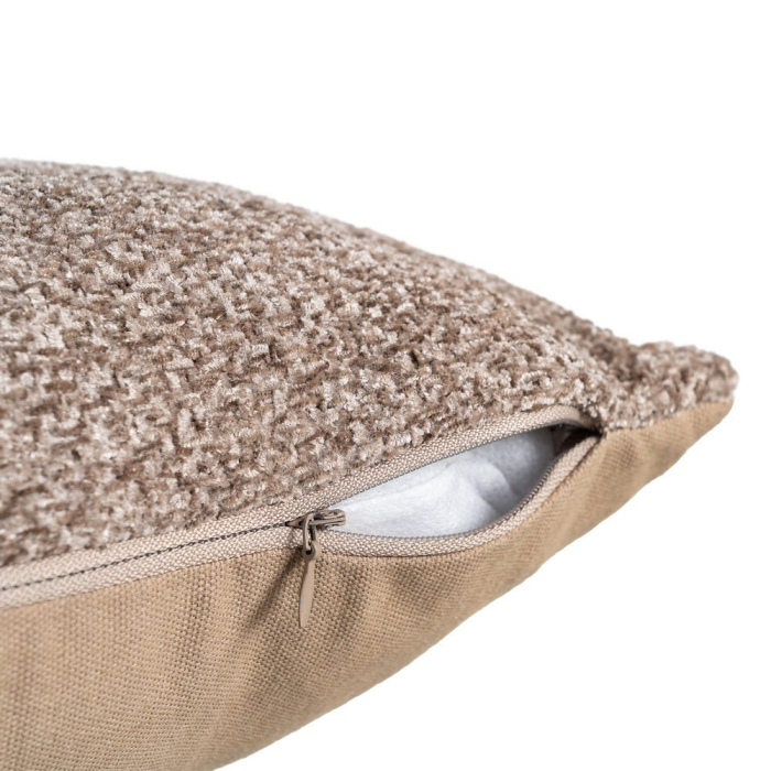 Set 2 perne decorative maro din poliester 30x50 [4]