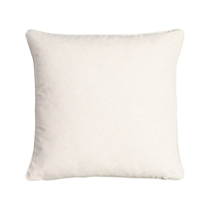 Set 2 perne decorative patrate bej, bumbac si in, imprimeu floral 45 x 45 cm [4]