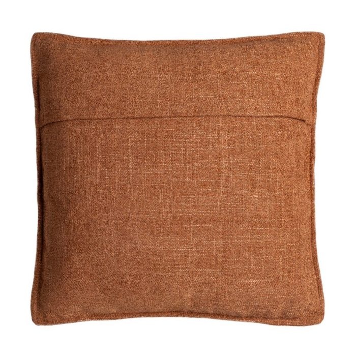 Set 2 perne decorative pătrate mari cărămizii cu țesătură moale cu fir gros și bordură îngustă [2]