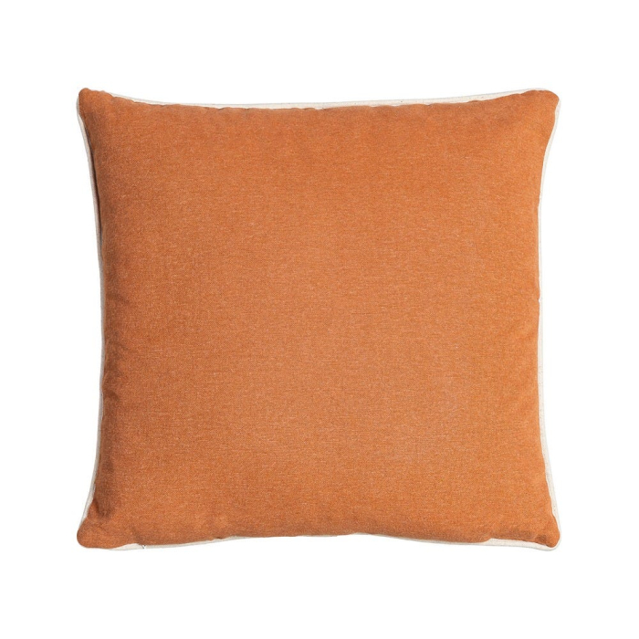 Set 2 perne decorative patrate multicolore, bumbac si in, peisaj cu casa 45 x 45 cm [2]