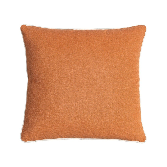 Set 2 perne decorative patrate multicolore, bumbac si in, peisaj in tonuri calde 45 x 45 cm [2]