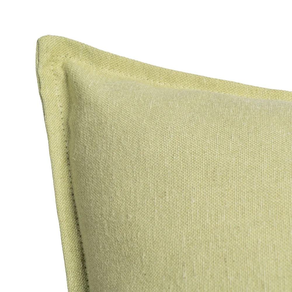 Set 2 perne decorative verde deschis pătrate [2]