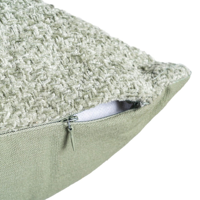 Set 2 perne decorative verzi 45 x 45 cm din poliester [4]