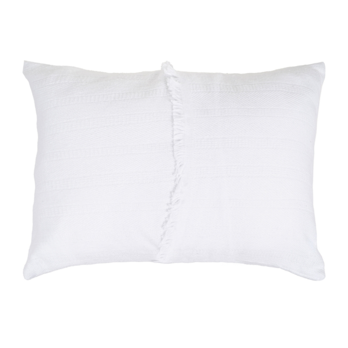 Set 2 perne lumbare pentru canapea din bumbac și poliester alb 70x50 cm [2]