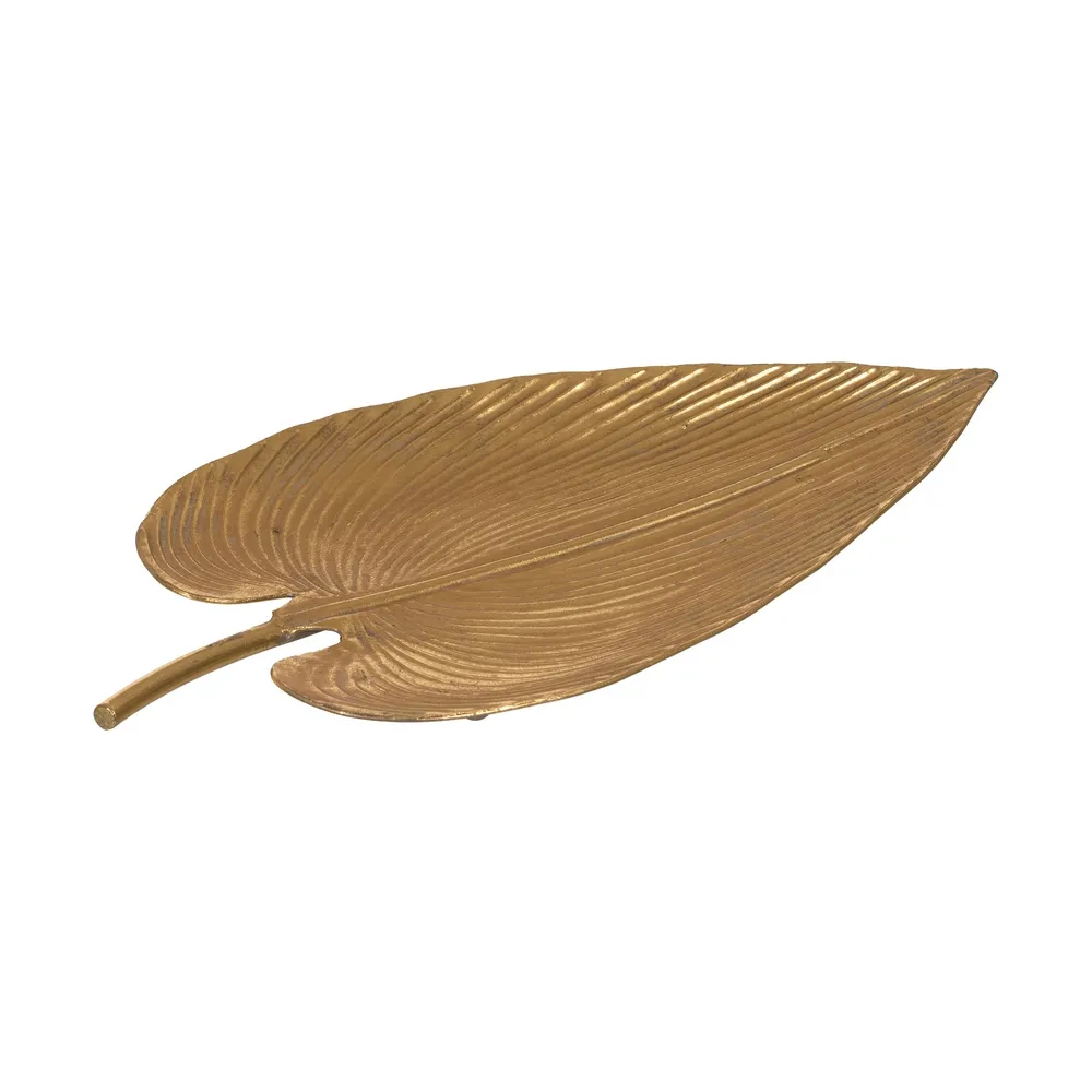 Set Platouri Aurii Frunza | Decoratiuni Elegante | CreativDeco [3]