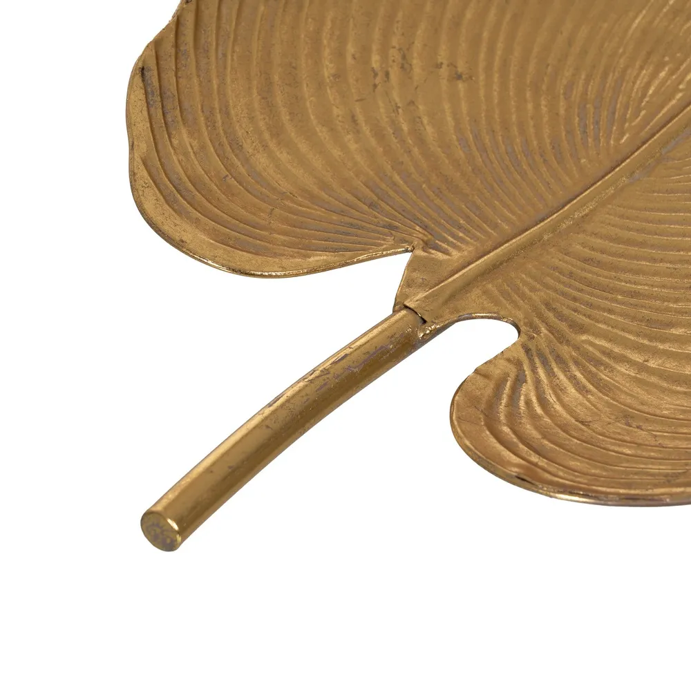 Set Platouri Aurii Frunza | Decoratiuni Elegante | CreativDeco [4]