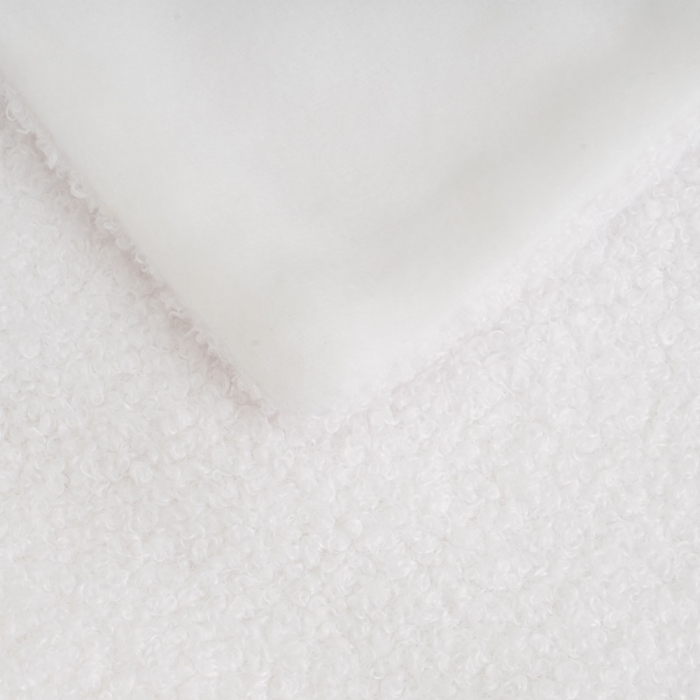 Set 2 pleduri sherpa alb cu textura boucle [2]