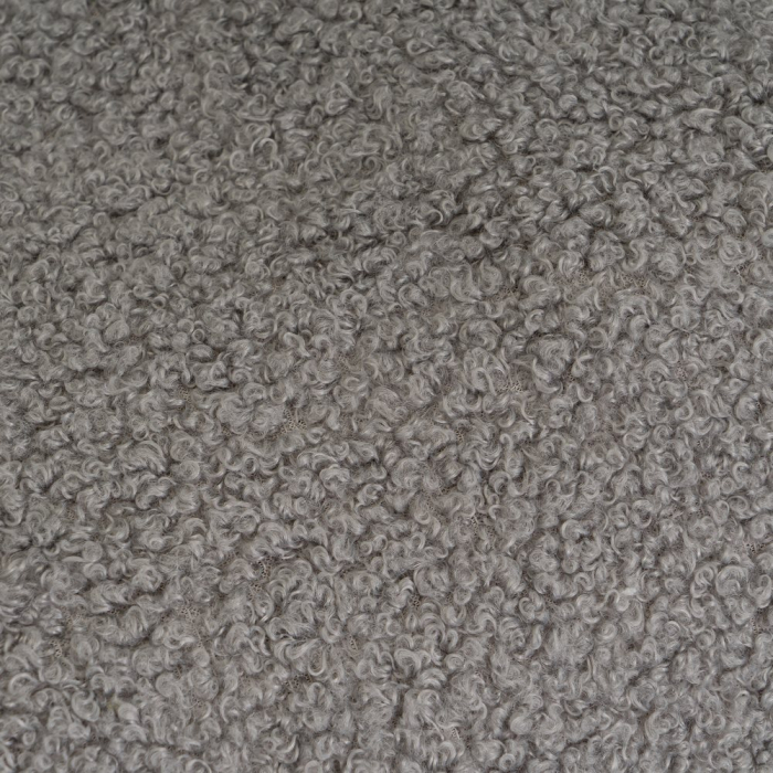 Set 2 pleduri sherpa gri cu textura boucle [4]