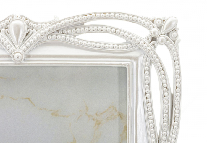 Rame foto albe din rășină cu design ornamental – imagine principală – Ribbon [3]