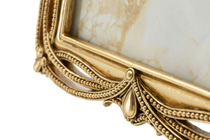 Rame foto aurii din rășină cu design ornamental – imagine principală – Line [3]