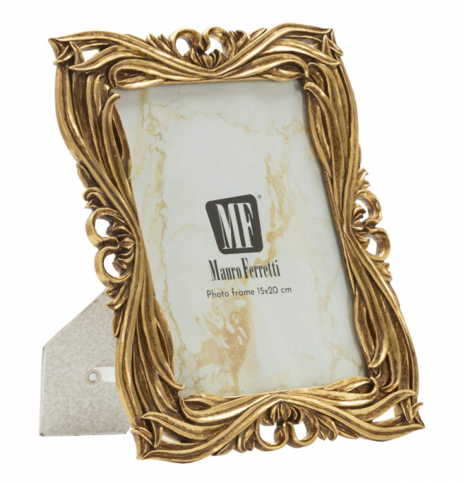 Rame foto aurii din rășină cu design sculptural baroc – imagine principală – Baroque [1]