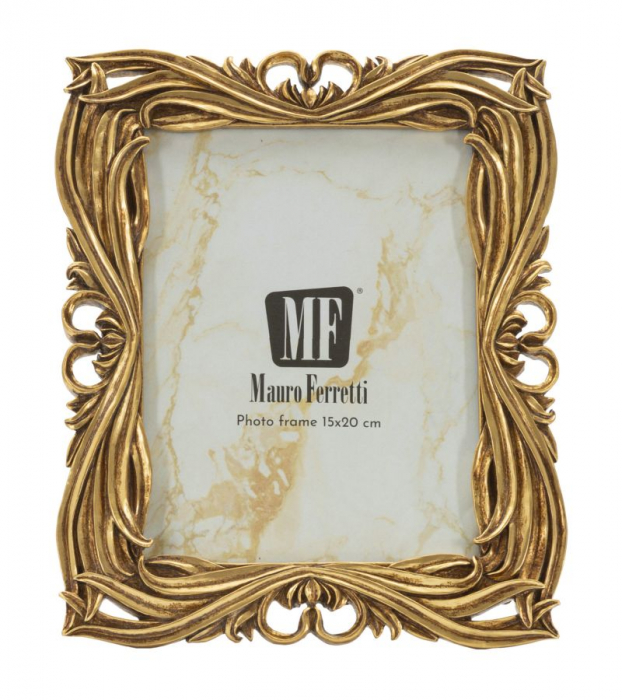 Rame foto aurii din rășină cu design sculptural baroc – imagine principală – Baroque [2]