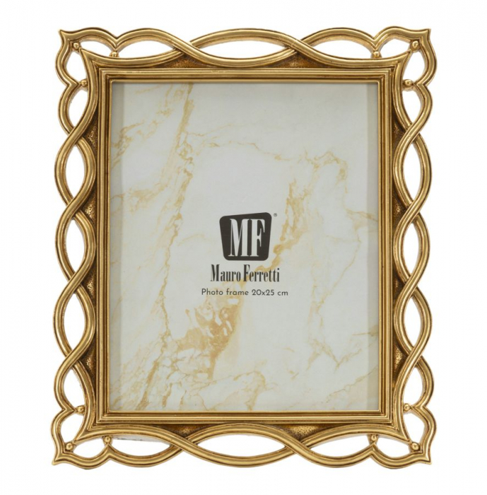 Rame foto aurii din rășină cu margini ondulate – imagine principală – Wave [3]