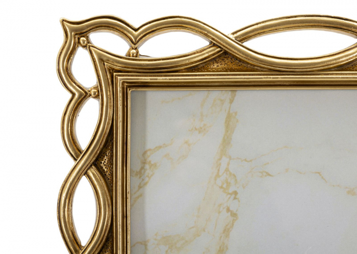 Rame foto aurii din rășină cu margini ondulate – imagine principală – Wave [5]