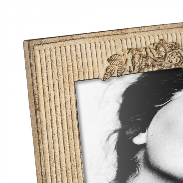 Set rame foto florale vintage bej relief 10x15 [3]