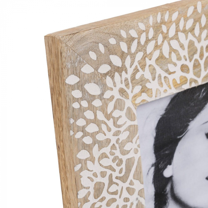 Set rame foto mango sculptat alb 10x15cm – decor boho artistic [3]