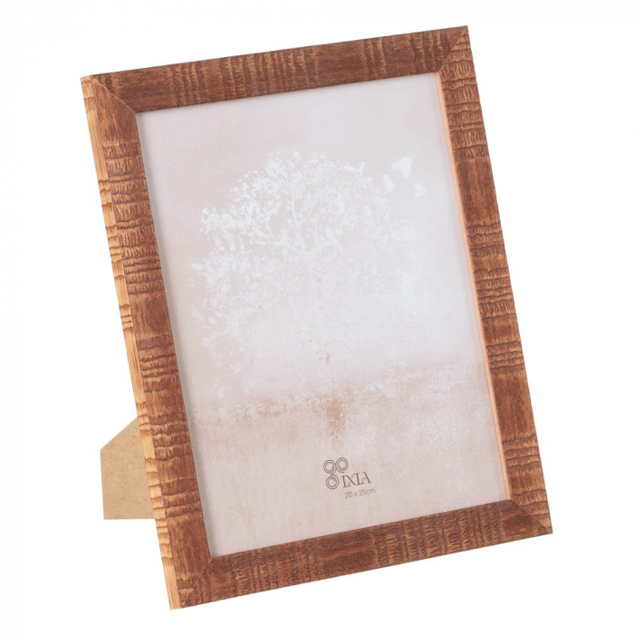 Set 2 rame MDF lemn natural deschis 20x25cm – design rustic și luminos [1]