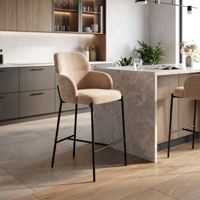 Taburete bar vintage negre|Taburete inalte premium [2]