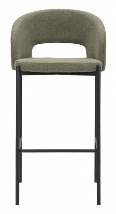 Set 2 Scaune bar Helsinki, verde negru, stofa metal - creativdeco.ro [5]