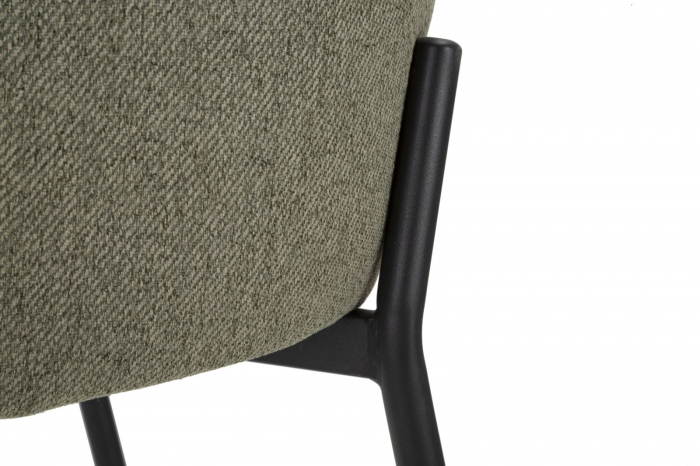 Set 2 Scaune bar Helsinki, verde negru, stofa metal - creativdeco.ro [10]