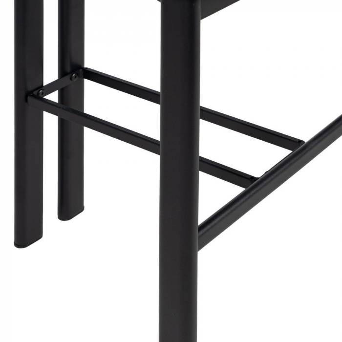 Set 2 scaune bar gri cu structură metalică – CreativDeco [9]
