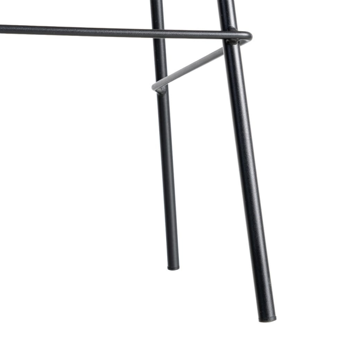 Set 2 scaune bar gri închis piele ecologică metal HoReCa [11]