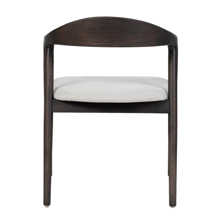 Set 2 scaune de dining din lemn de frasin maro [4]